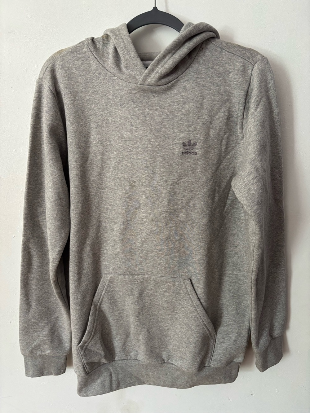 Adidas Grey Logo Hoodie